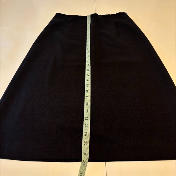 Ann Taylor Loft Midi Skirt Dark Gray Skirt Work Office Size 8 Size Medium - Picture 4 of 8